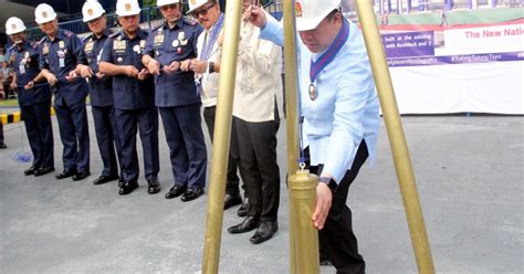 PNP new building groundbreaking ceremony .